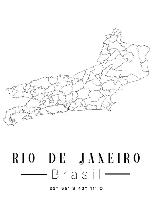 MAPA DO RIO DE JANEIRO