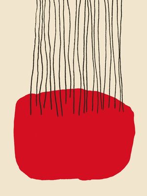 PRIMARY MODERN PAINTING RED