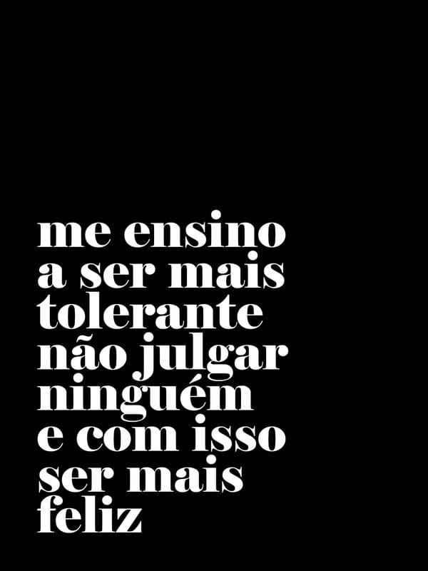 SER MAIS TOLERANTE