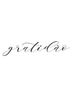 GRATIDÃO MINIMAL