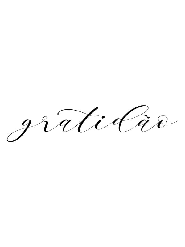 GRATIDÃO MINIMAL