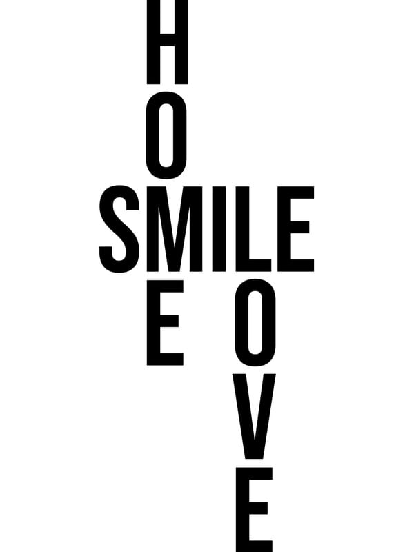 HOME SMILE LOVE