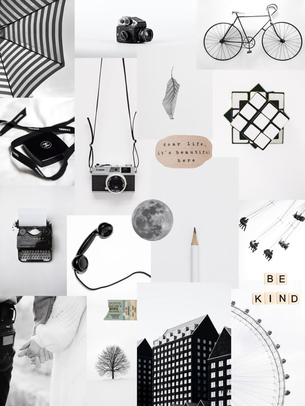 AESTHETIC PRETO E BRANCO