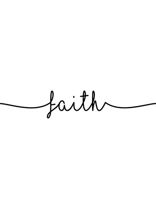 FAITH LETTERING