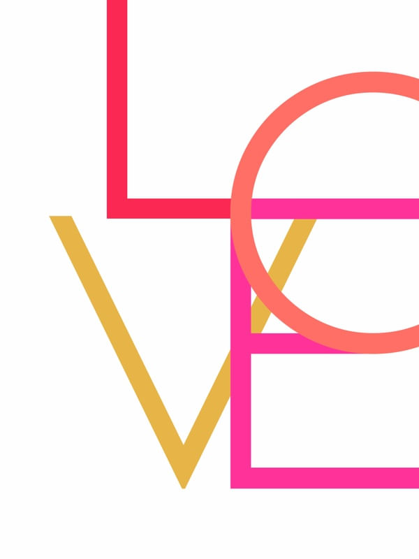 LOVE LETTERS PANTONE