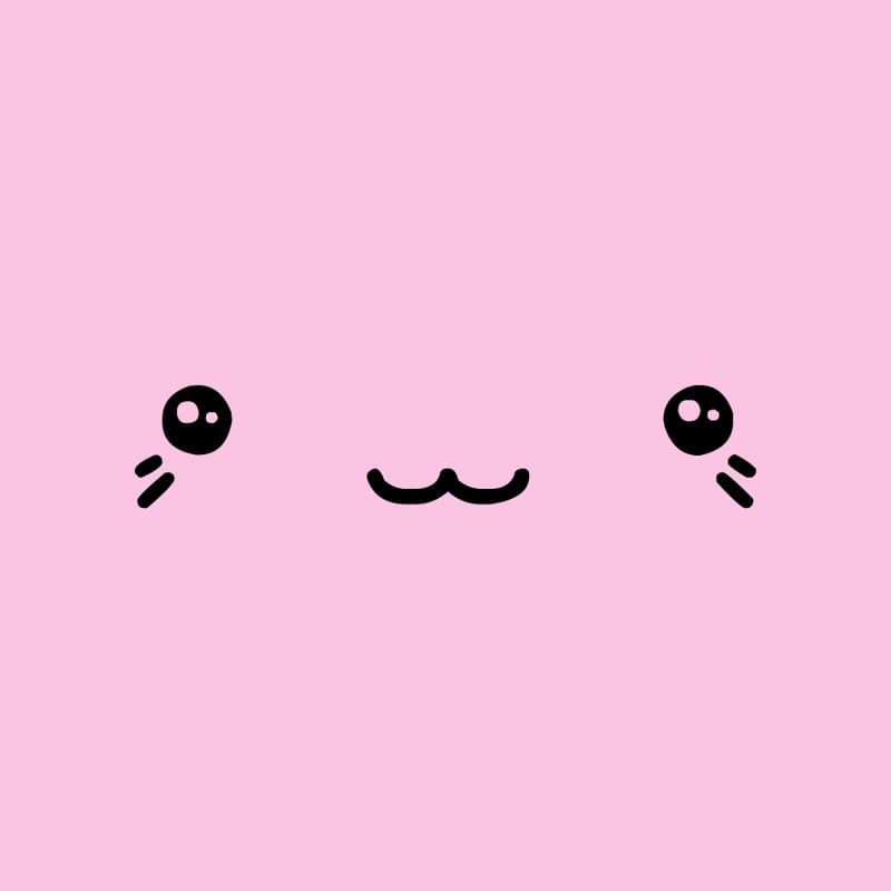 KAWAII OLHOS ROSA