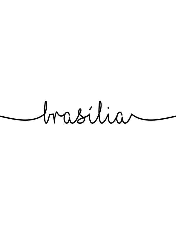 BRASÍLIA LETTERING