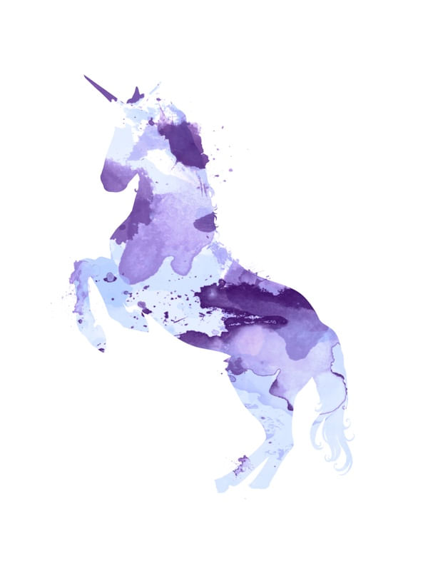 UNICÓRNIO WATERCOLOR