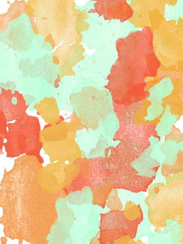 AQUARELA LARANJA