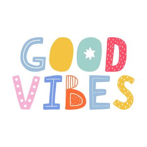 GOOD VIBES INFANTIL QUADRADO