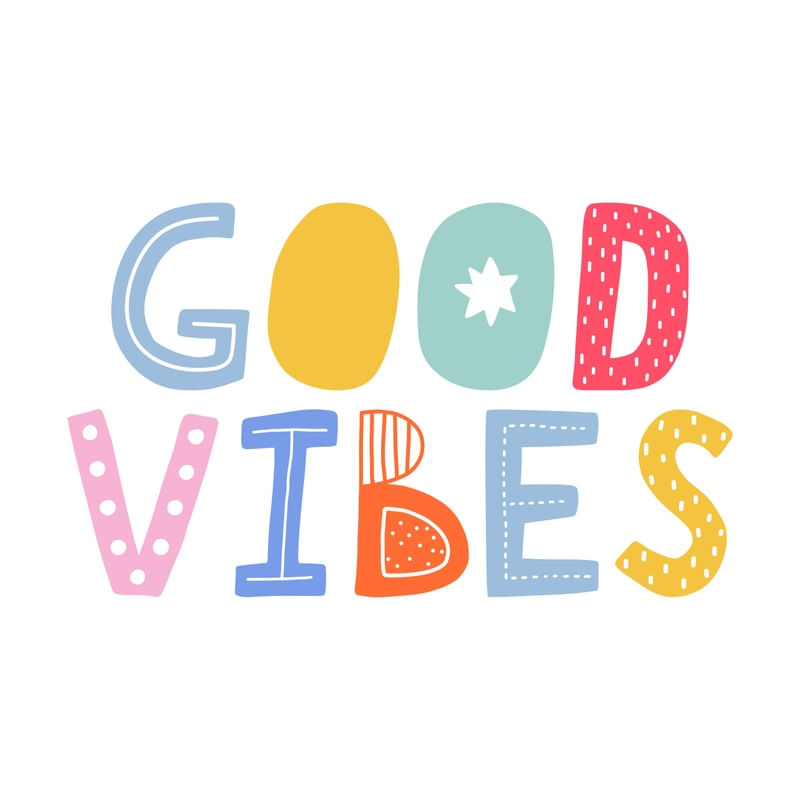 GOOD VIBES INFANTIL QUADRADO