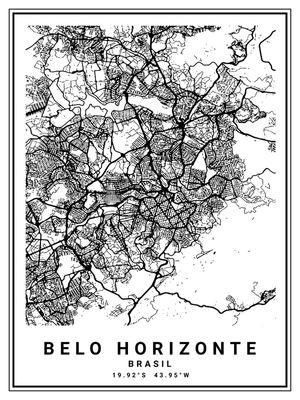 MAPA DE BELO HORIZONTE