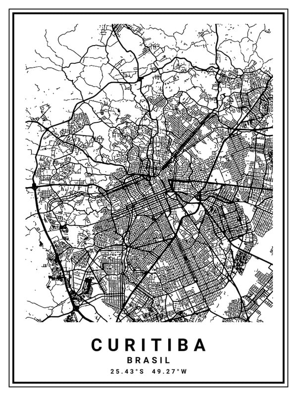 MAPA DE CURITIBA