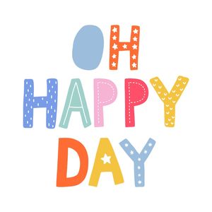 OH HAPPY DAY QUADRADO