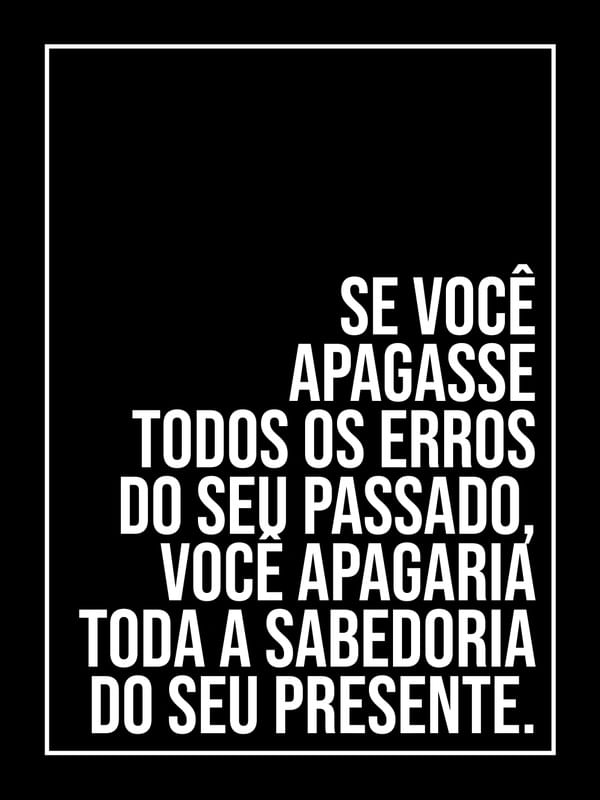 ERROS E SABEDORIA