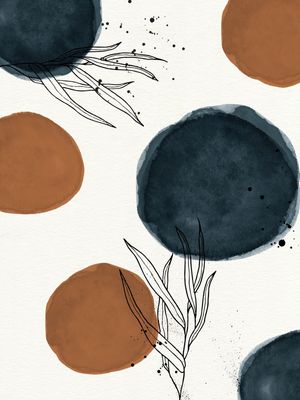 AQUARELA CÍRCULOS FLORAL 01