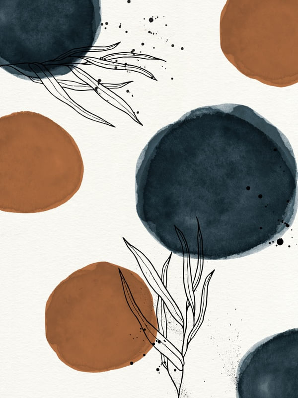 AQUARELA CÍRCULOS FLORAL 01