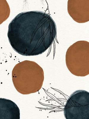 AQUARELA CÍRCULOS FLORAL 02