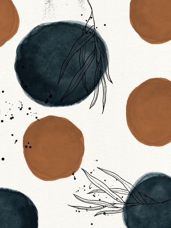 AQUARELA CÍRCULOS FLORAL 02