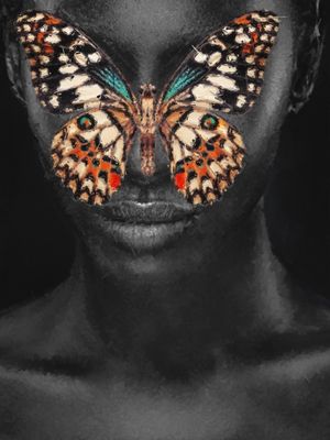 THE BEAUTY AND THE BUTTERFLY