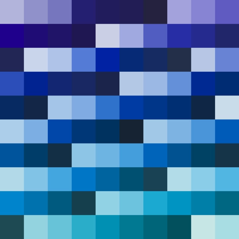 PALETA CORES SWATCHES AZUL