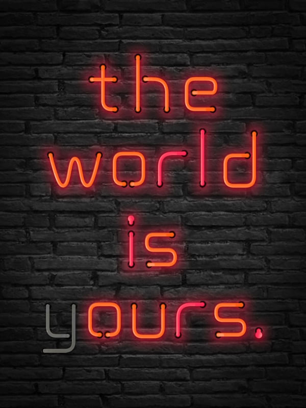 THE WORLD IS OURS