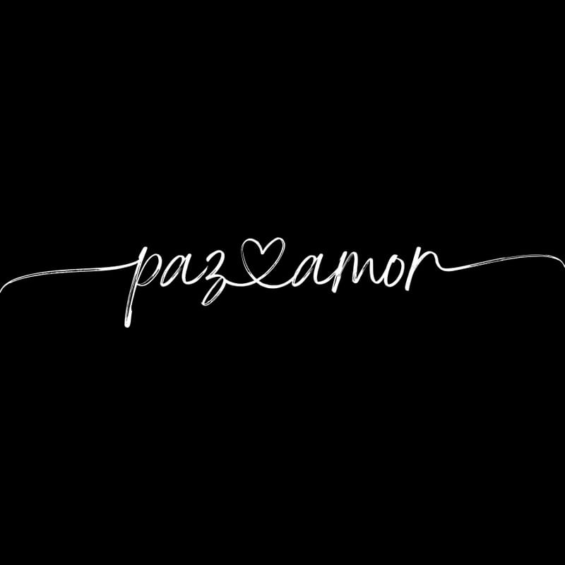 PAZ & AMOR BLACK