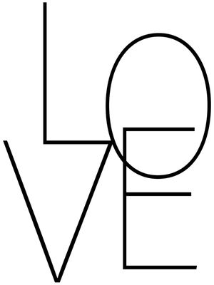 LOVE MINIMALIST WHITE