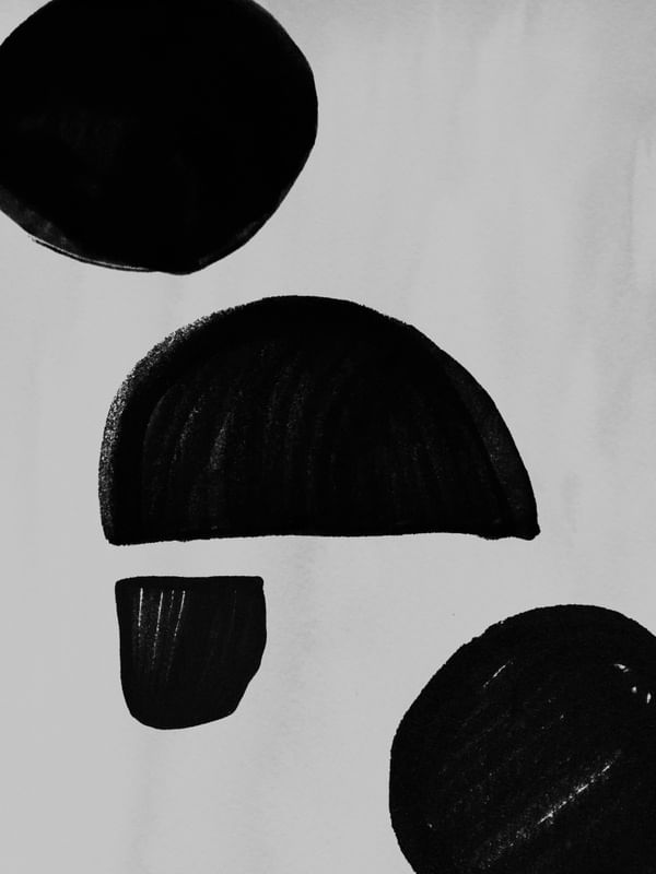 ABSTRATO PRETO E CINZA