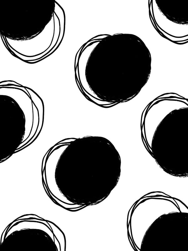 MODERN DOTS B&W 02