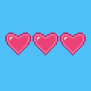 CORAÇÃO PIXEL ART