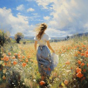 MULHER NO CAMPO - BY AI