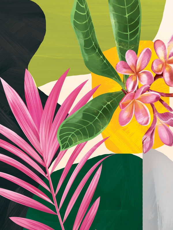 ABSTRACT TROPICAL ART 1