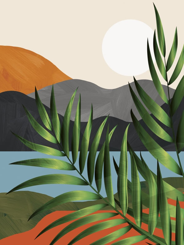 ABSTRACT TROPICAL ART 3