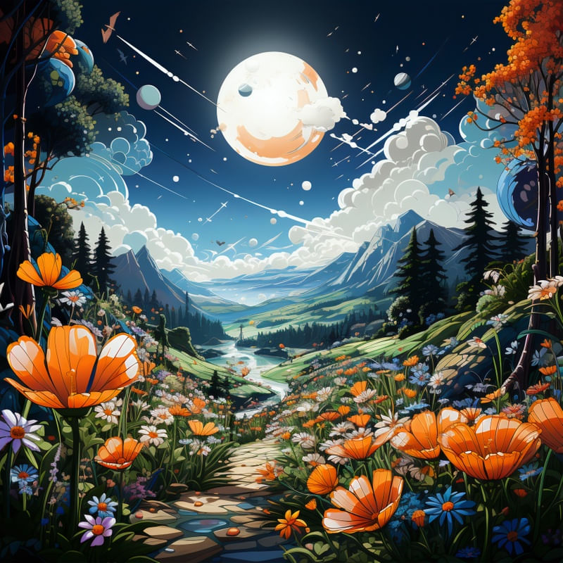 JUPITER LANDSCAPE 01 - BY AI