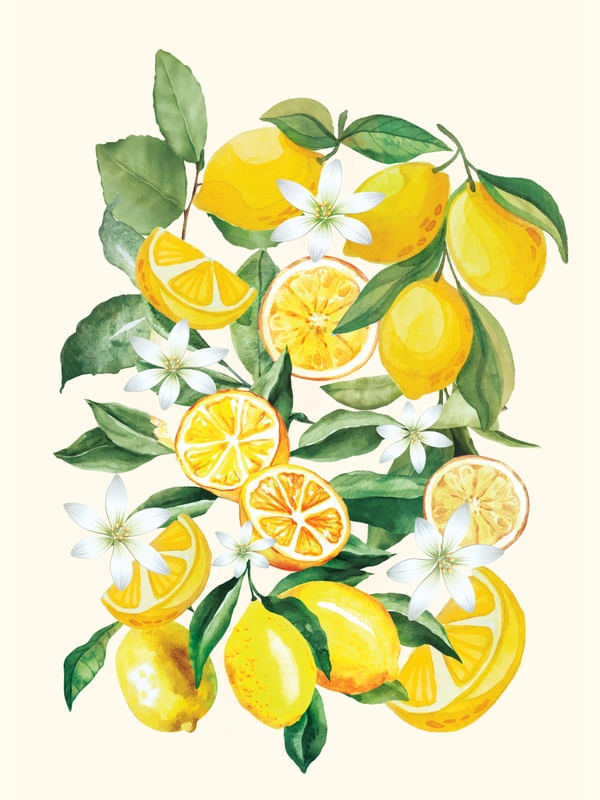 WATERCOLOR LEMONS