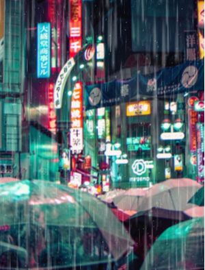 CHUVA EM TOKYO