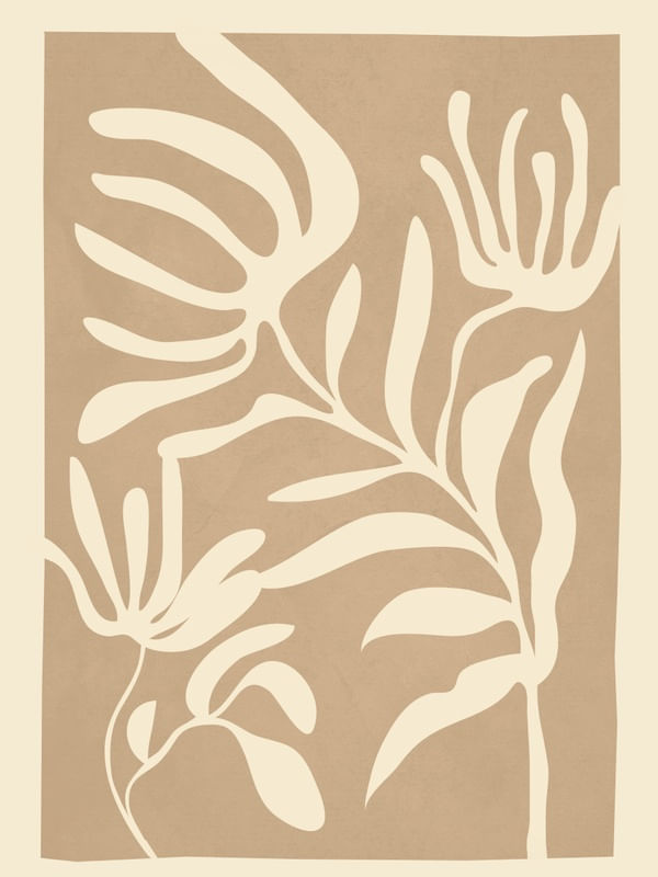 MINIMAL ABSTRACT ART PLANT 3