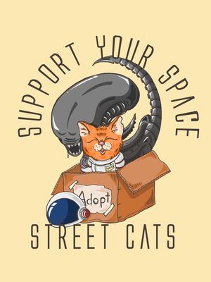 SUPPORT YOUR SPACE STREET CATS