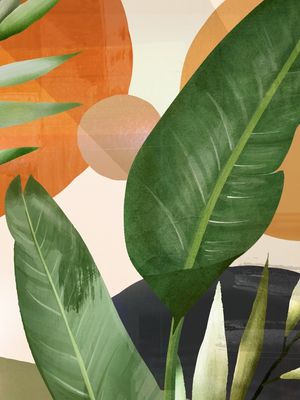 TROPICAL SUMMER ABSTRACT ART 12