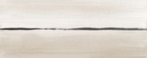 MINIMALIST ABSTRACT LANDSCAPE IN NEUTRAL BEIGE - PANORAMIC