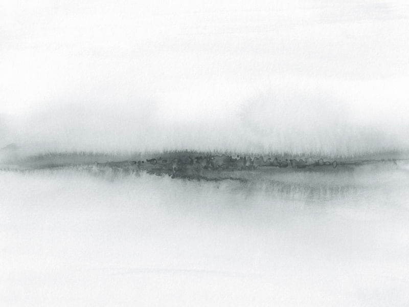BLUISH ABSTRACT MINIMALIST LANDSCAPE