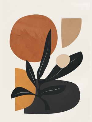 MODERN MINIMAL ABSTRACT ART SHAPES 3