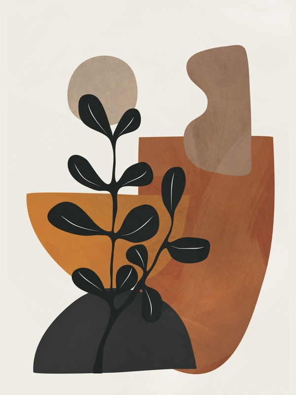 MODERN MINIMAL ABSTRACT ART SHAPES 4