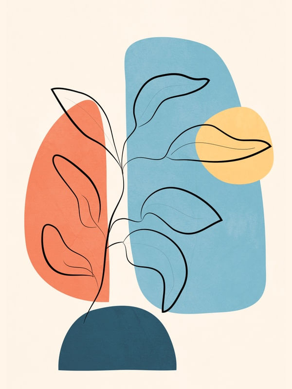 ABSTRACT MINIMAL PLANT 2