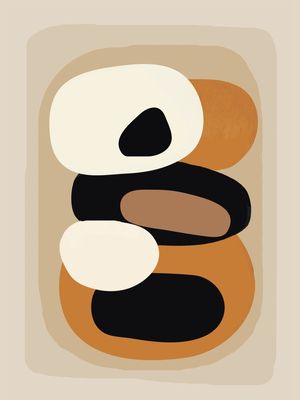 MINIMAL ABSTRACT SHAPE ART 1