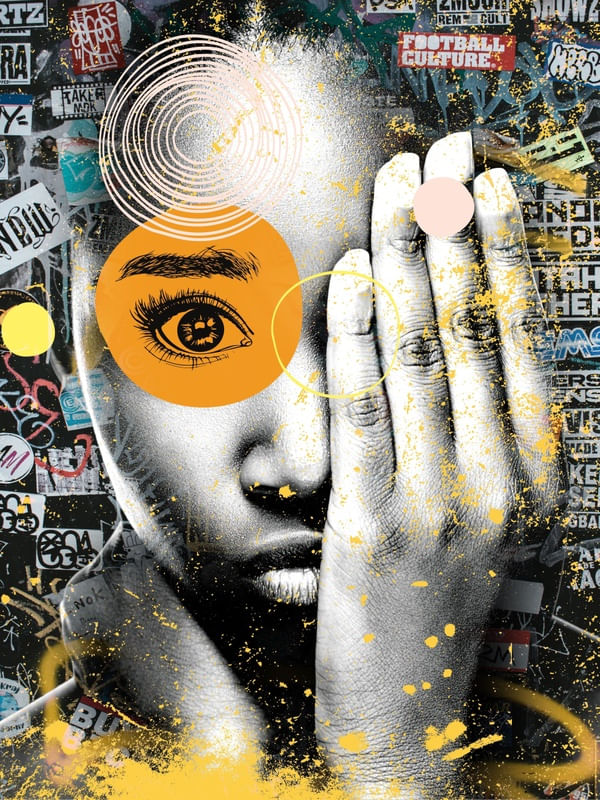 YELLOW EYED WOMAN 1