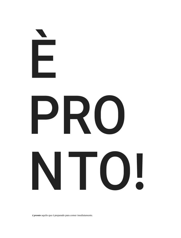 È PRONTO