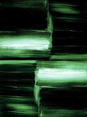 TIED UP 7 ESMERALDA VERDE ABSTRATO COLORIDO PINTURA