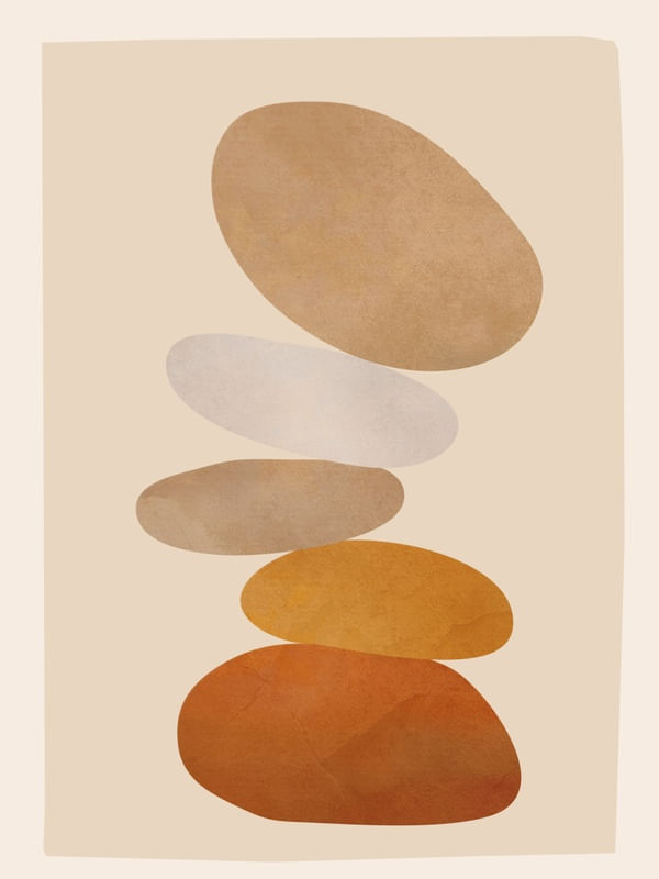 COLORFUL ABSTRACT STONES 1